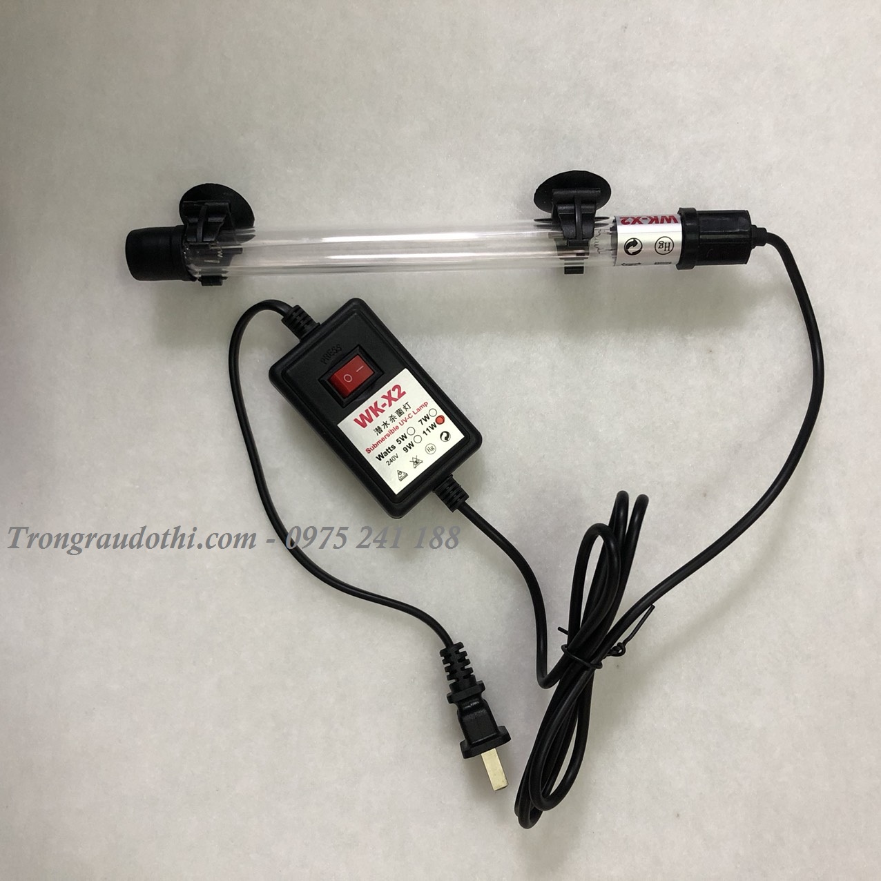 Đèn UV 5W diệt tảo diệt khuẩn làm trong nước